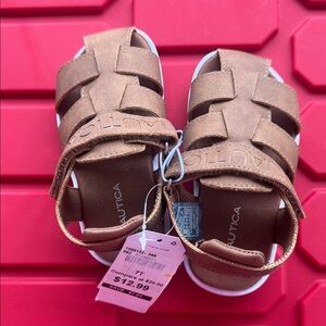 Nautica Kids Tan Sandals